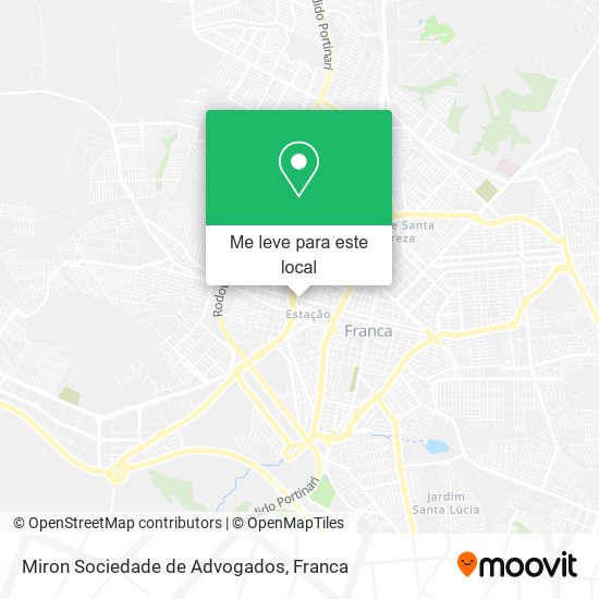 Miron Sociedade de Advogados mapa