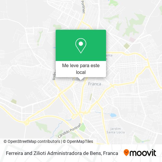 Ferreira and Zilioti Administradora de Bens mapa