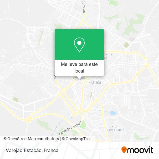 Varejão Estação mapa