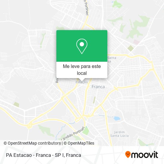PA Estacao - Franca - SP I mapa