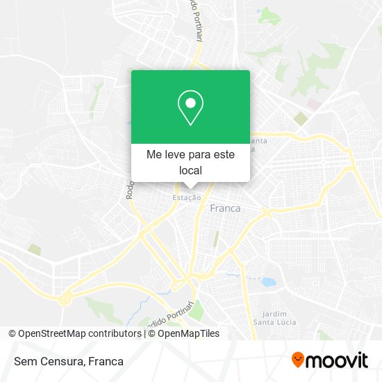 Sem Censura mapa