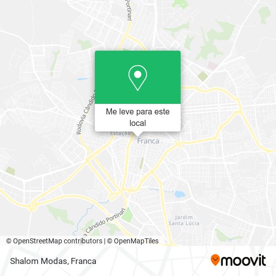 Shalom Modas mapa