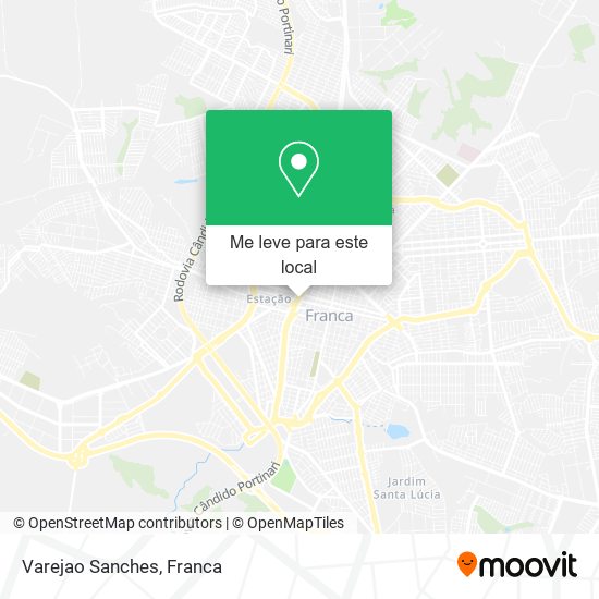 Varejao Sanches mapa