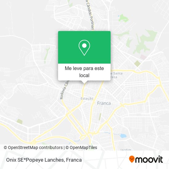 Onix SE*Popeye Lanches mapa
