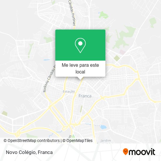 Novo Colégio mapa