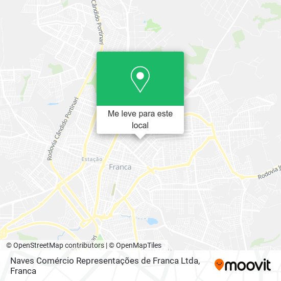 Naves Comércio Representações de Franca Ltda mapa