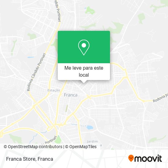 Franca Store mapa