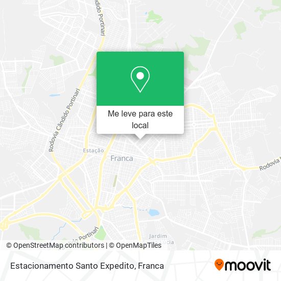 Estacionamento Santo Expedito mapa