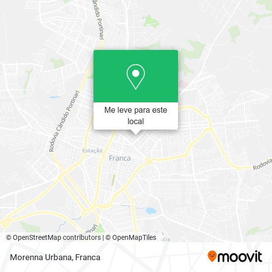 Morenna Urbana mapa