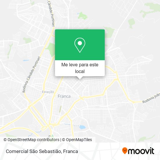 Comercial São Sebastião mapa