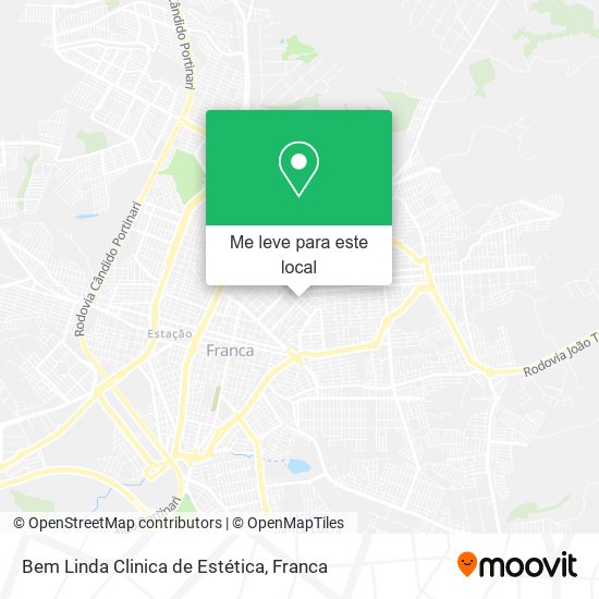 Bem Linda Clinica de Estética mapa