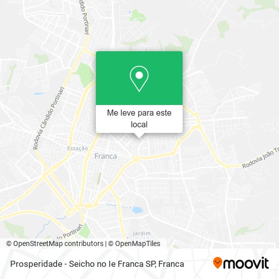 Prosperidade - Seicho no Ie Franca SP mapa