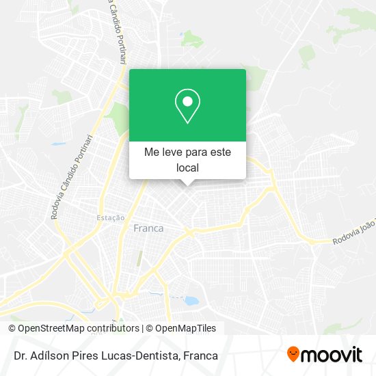 Dr. Adílson Pires Lucas-Dentista mapa