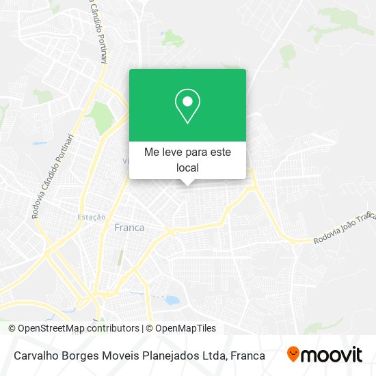 Carvalho Borges Moveis Planejados Ltda mapa