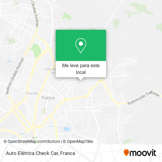 Auto Elétrica Check Car mapa