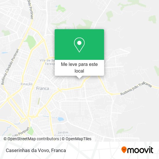 Caserinhas da Vovo mapa