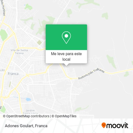 Adones Goulart mapa