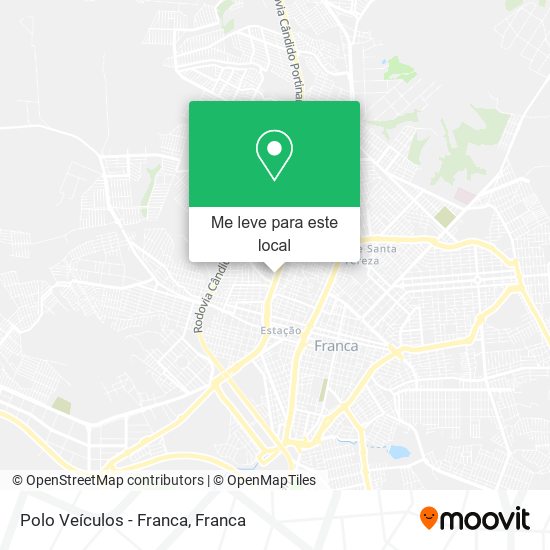 Polo Veículos - Franca mapa