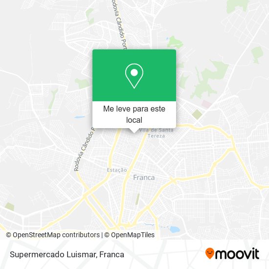 Supermercado Luismar mapa