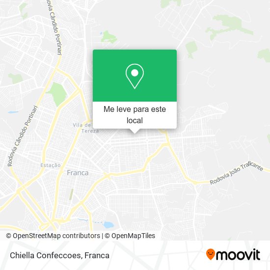 Chiella Confeccoes mapa