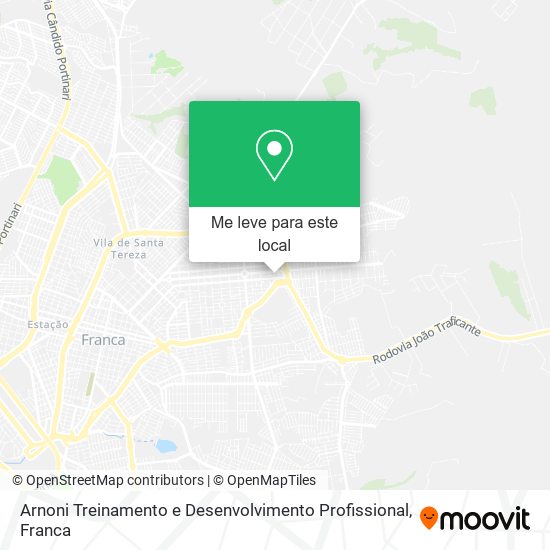 Arnoni Treinamento e Desenvolvimento Profissional mapa