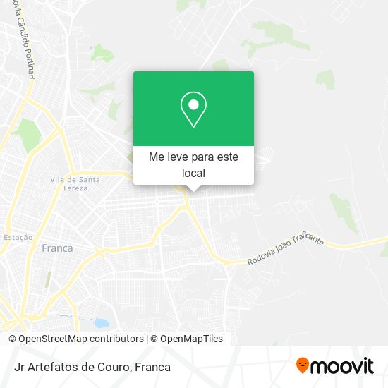 Jr Artefatos de Couro mapa