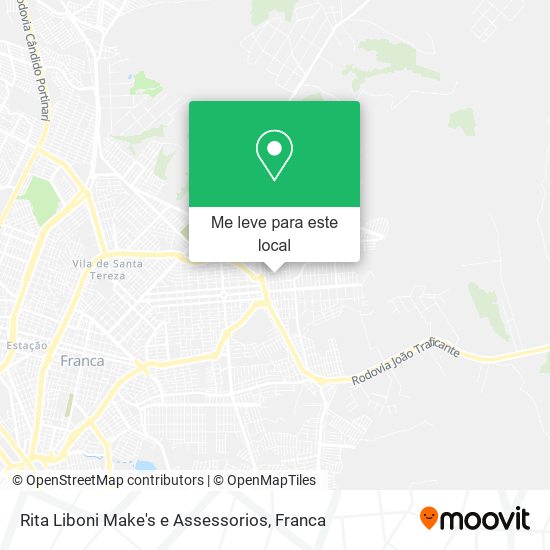 Rita Liboni Make's e Assessorios mapa