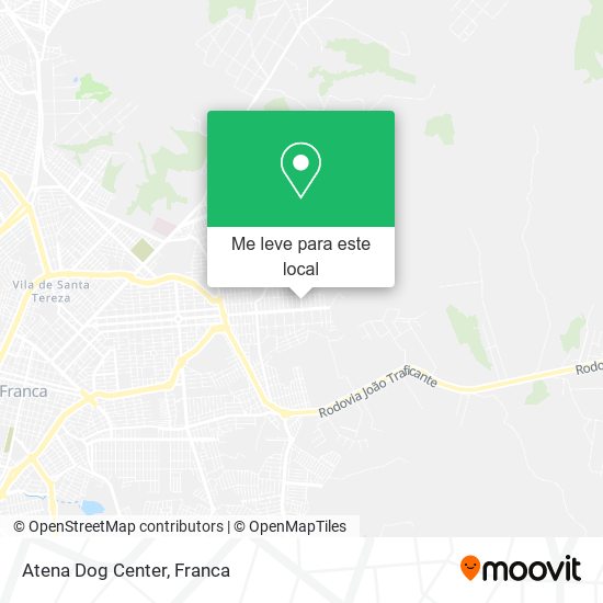 Atena Dog Center mapa
