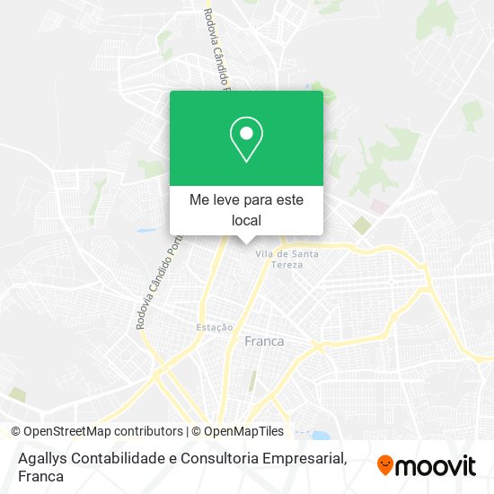 Agallys Contabilidade e Consultoria Empresarial mapa