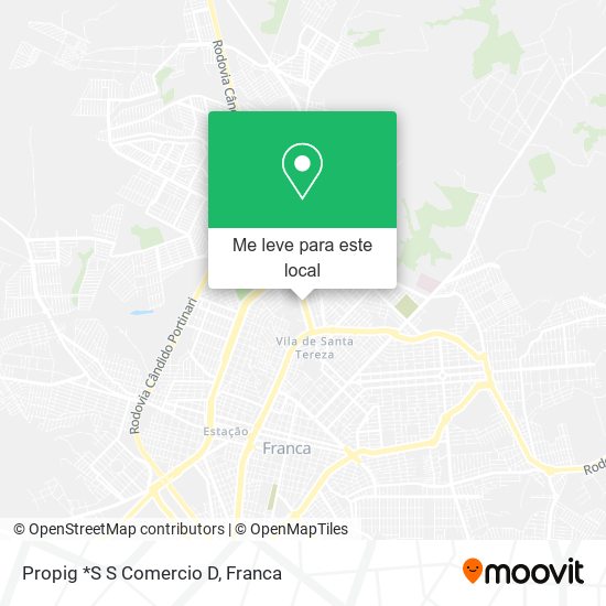Propig *S S Comercio D mapa