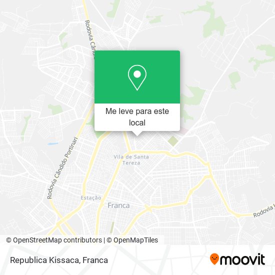 Republica Kissaca mapa