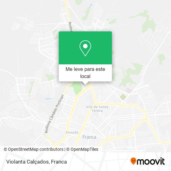 Violanta Calçados mapa