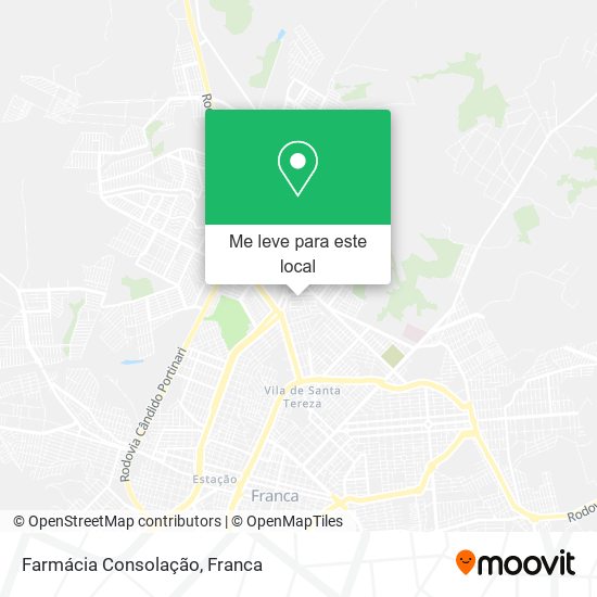 Farmácia Consolação mapa
