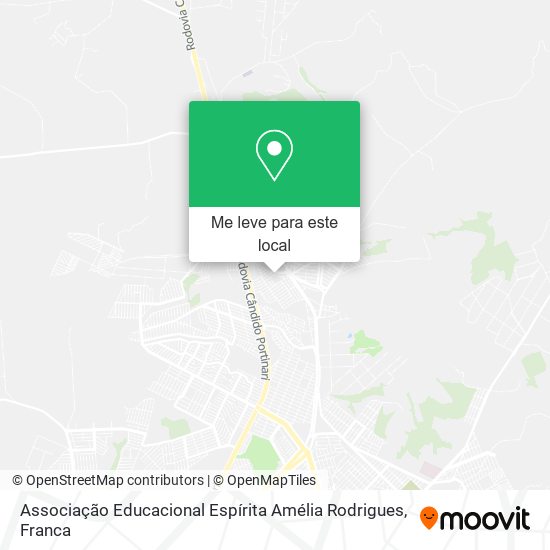 Associação Educacional Espírita Amélia Rodrigues mapa