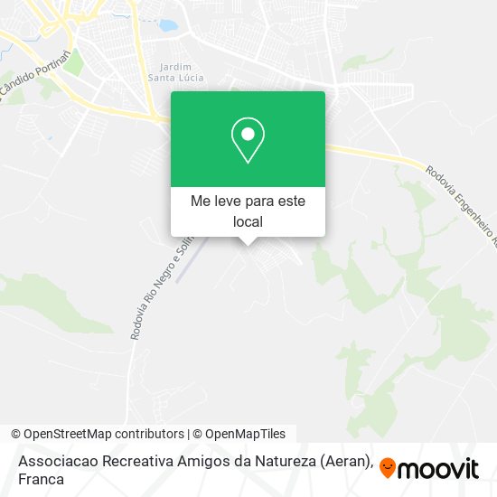 Associacao Recreativa Amigos da Natureza (Aeran) mapa