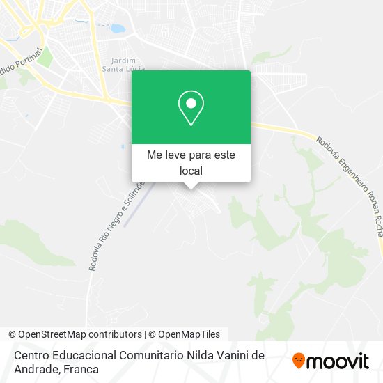 Centro Educacional Comunitario Nilda Vanini de Andrade mapa