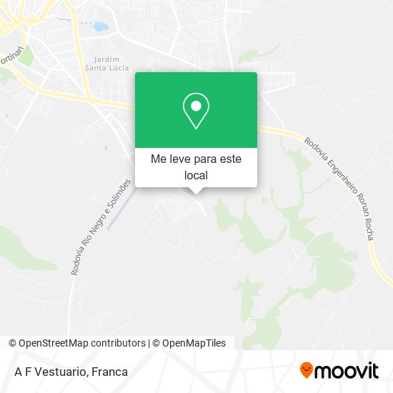 A F Vestuario mapa