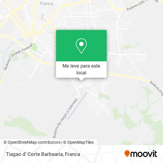 Tiagao d' Corte Barbearia mapa