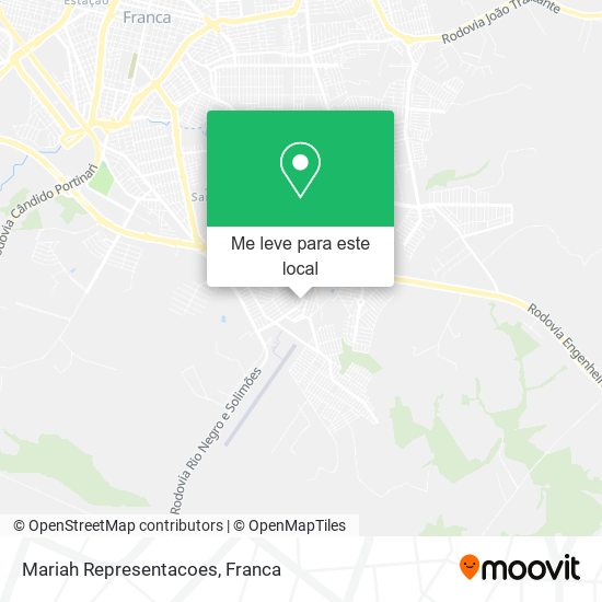 Mariah Representacoes mapa