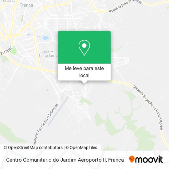 Centro Comunitario do Jardim Aeroporto II mapa