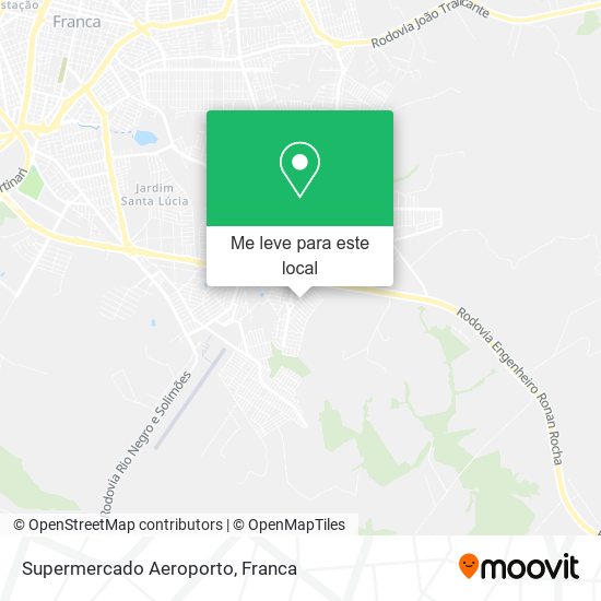 Supermercado Aeroporto mapa