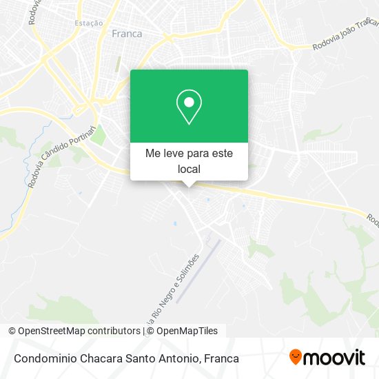 Condominio Chacara Santo Antonio mapa