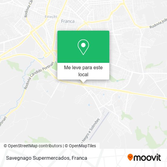 Savegnago Supermercados mapa
