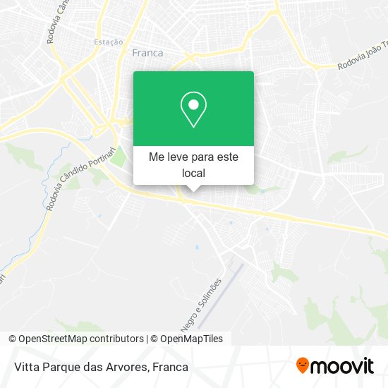 Vitta Parque das Arvores mapa