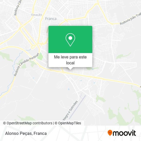 Alonso Peças mapa