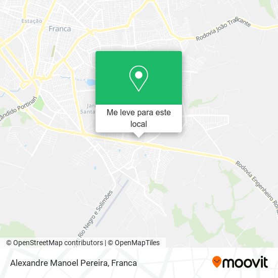 Alexandre Manoel Pereira mapa