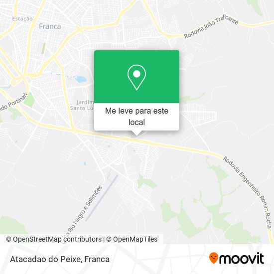 Atacadao do Peixe mapa