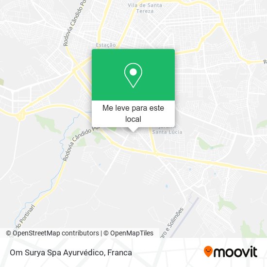 Om Surya Spa Ayurvédico mapa
