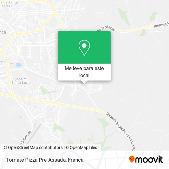 Tomate Pizza Pre-Assada mapa