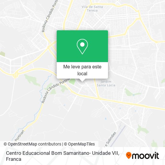 Centro Educacional Bom Samaritano- Unidade VII mapa